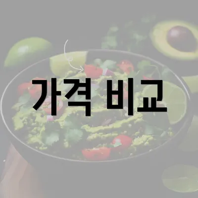 가격 비교