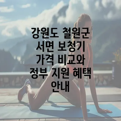 강원도 철원군 서면 보청기 가격 비교와 정부 지원 혜택 안내