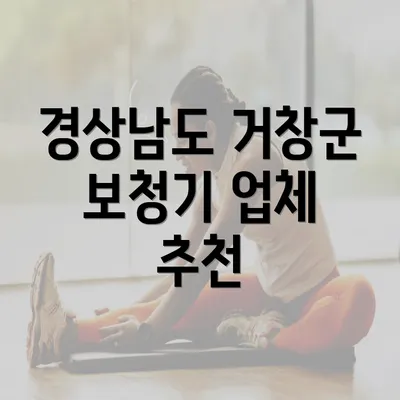 경상남도 거창군 보청기 업체 추천