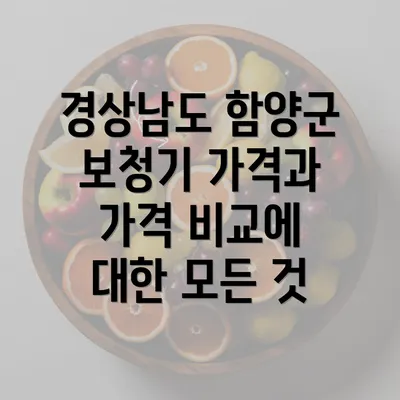 경상남도 함양군 보청기 가격과 가격 비교에 대한 모든 것