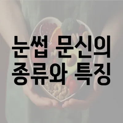 눈썹 문신의 종류와 특징