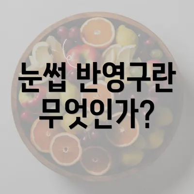 눈썹 반영구란 무엇인가?