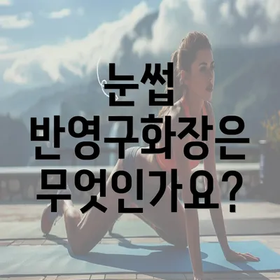 눈썹 반영구화장은 무엇인가요?