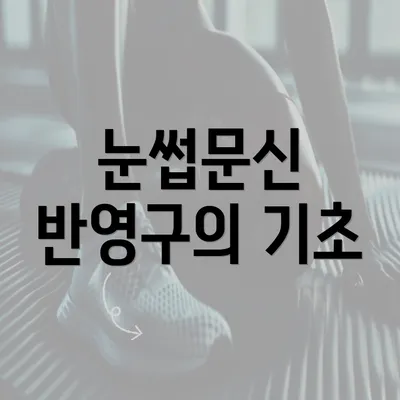 눈썹문신 반영구의 기초