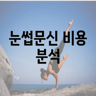 눈썹문신 비용 분석