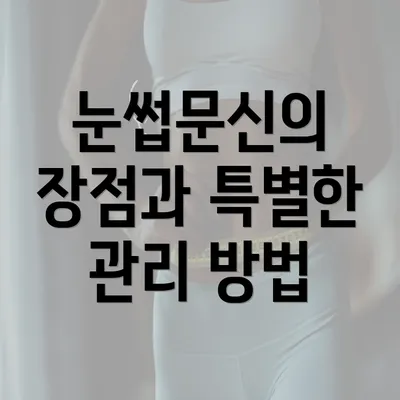 눈썹문신의 장점과 특별한 관리 방법