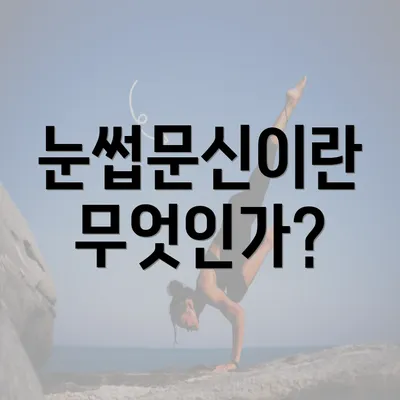 눈썹문신이란 무엇인가?