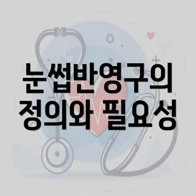 눈썹반영구의 정의와 필요성