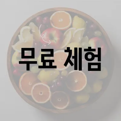 무료 체험