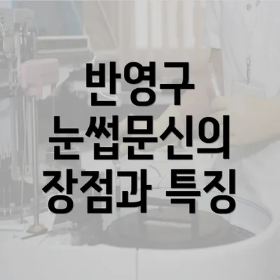 반영구 눈썹문신의 장점과 특징