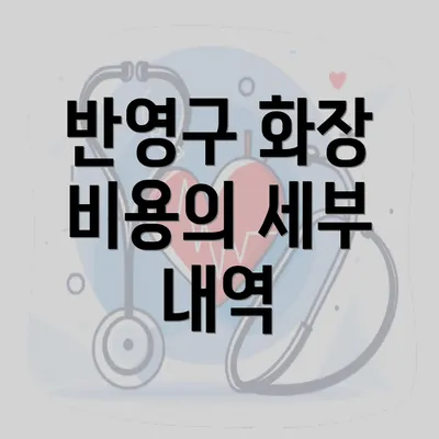 반영구 화장 비용의 세부 내역