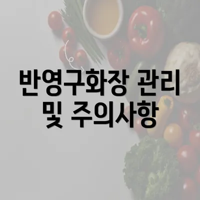 반영구화장 관리 및 주의사항