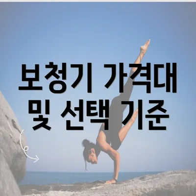 보청기 가격대 및 선택 기준