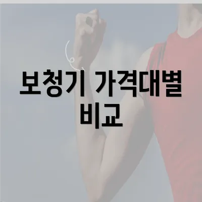 보청기 가격대별 비교