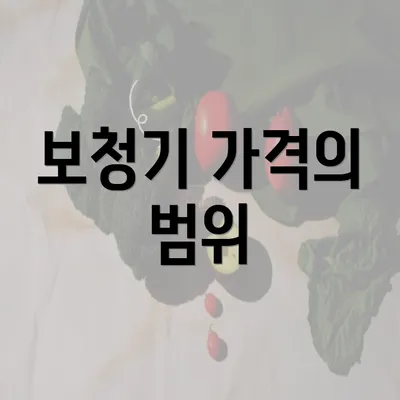 보청기 가격의 범위