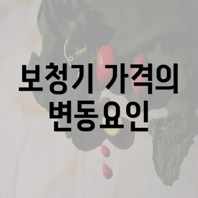 보청기 가격의 변동요인