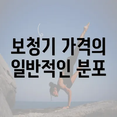 보청기 가격의 일반적인 분포