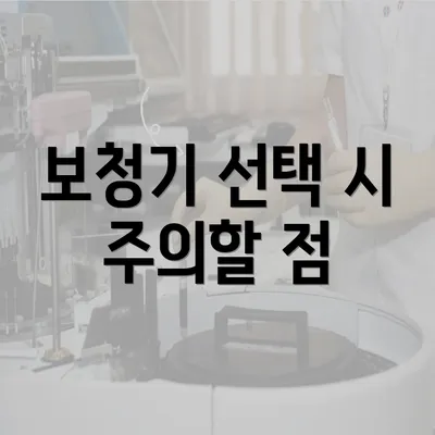 보청기 선택 시 주의할 점