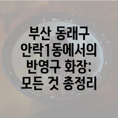 부산 동래구 안락1동에서의 반영구 화장: 모든 것 총정리