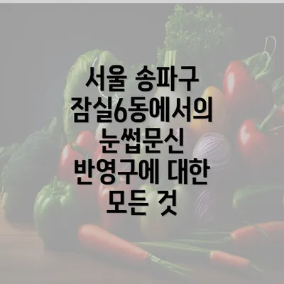 서울 송파구 잠실6동에서의 눈썹문신 반영구에 대한 모든 것