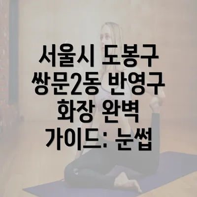 서울시 도봉구 쌍문2동 반영구 화장 완벽 가이드: 눈썹