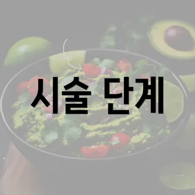 시술 단계