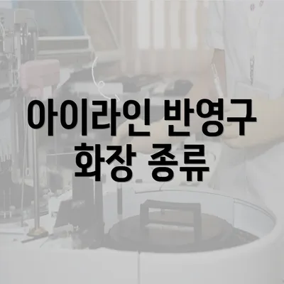 아이라인 반영구 화장 종류