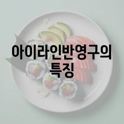 아이라인반영구의 특징