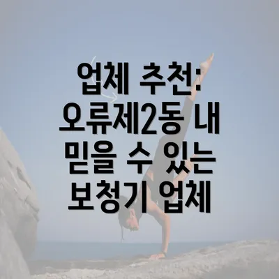 업체 추천: 오류제2동 내 믿을 수 있는 보청기 업체