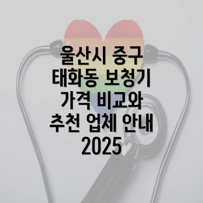 울산시 중구 태화동 보청기 가격 비교와 추천 업체 안내 2025