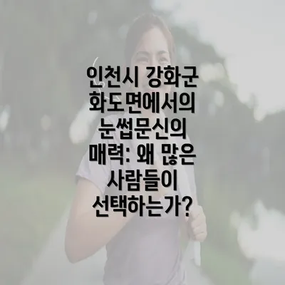 인천시 강화군 화도면에서의 눈썹문신의 매력: 왜 많은 사람들이 선택하는가?