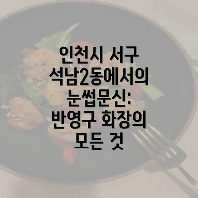 인천시 서구 석남2동에서의 눈썹문신 개요