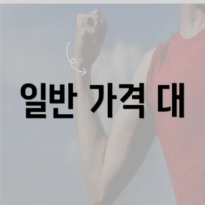 일반 가격 대