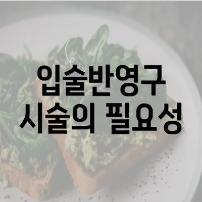 입술반영구 시술의 필요성