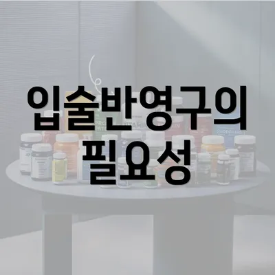 입술반영구의 필요성