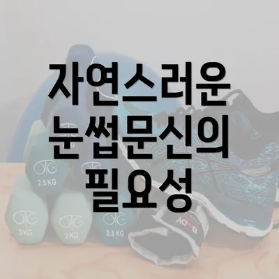 자연스러운 눈썹문신의 필요성