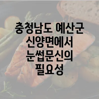 충청남도 예산군 신양면에서 눈썹문신의 필요성