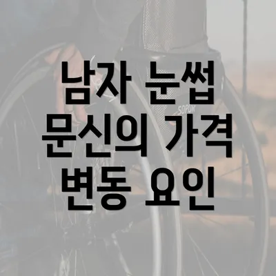 남자 눈썹 문신의 가격 변동 요인