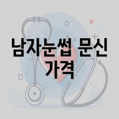 남자눈썹 문신 가격