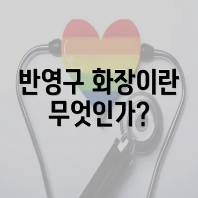 반영구 화장이란 무엇인가?