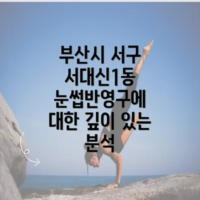 부산시 서구 서대신1동 눈썹반영구에 대한 깊이 있는 분석