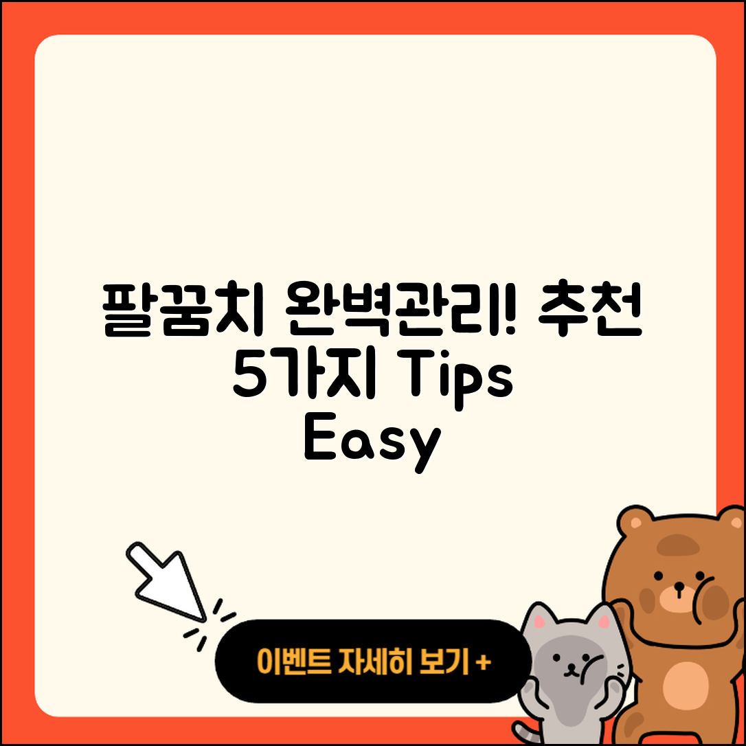 팔꿈치 관절 추천 완벽한 5가지 방법